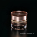 High-grade round flower cosmetics  acrylic bottle/jars with good price